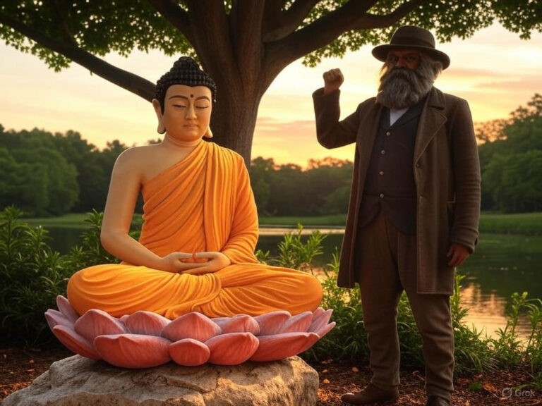 buddha and karl marx