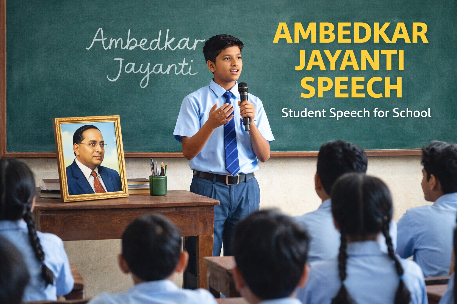 Ambedkar Jayanti Speech in English