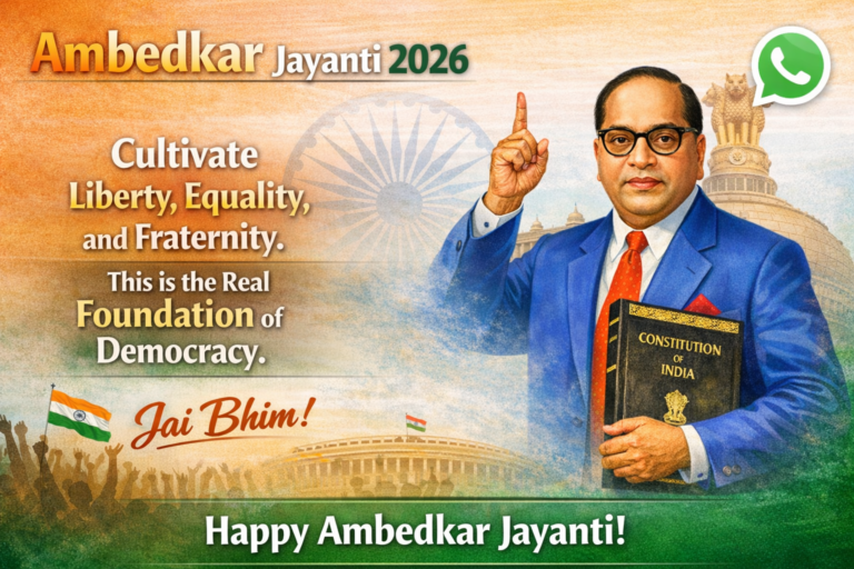 Ambedkar Jayanti Status for WhatsApp 2026