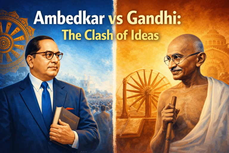 Ambedkar vs Gandhi