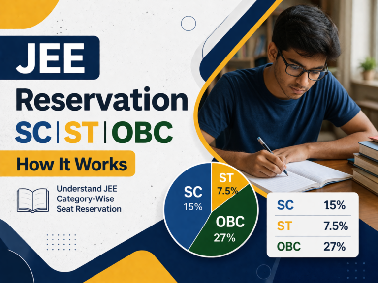 JEE Reservation SC ST OBC