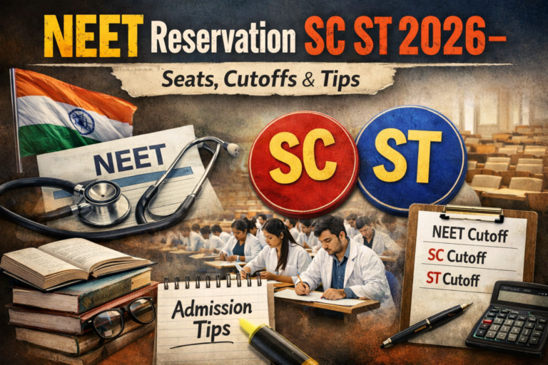 NEET Reservation SC ST 2026