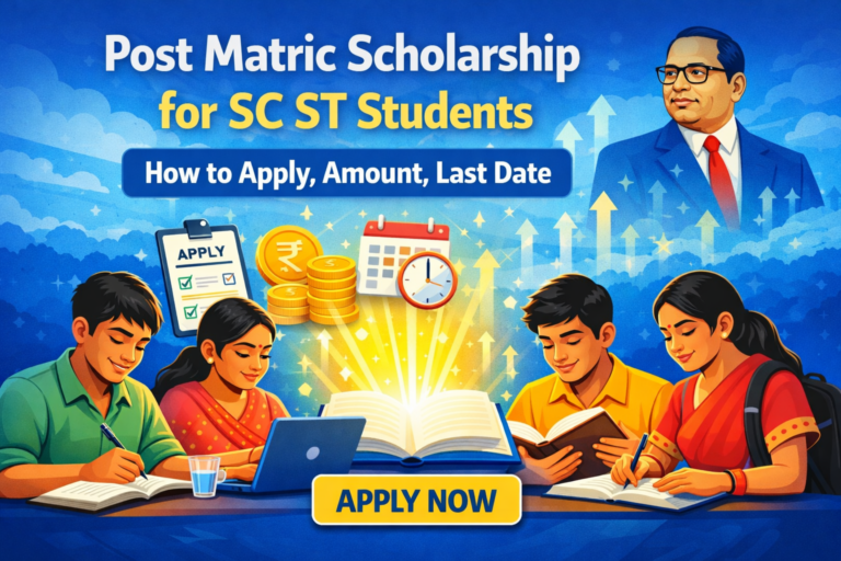 Post Matric Scholarship for SC ST Students