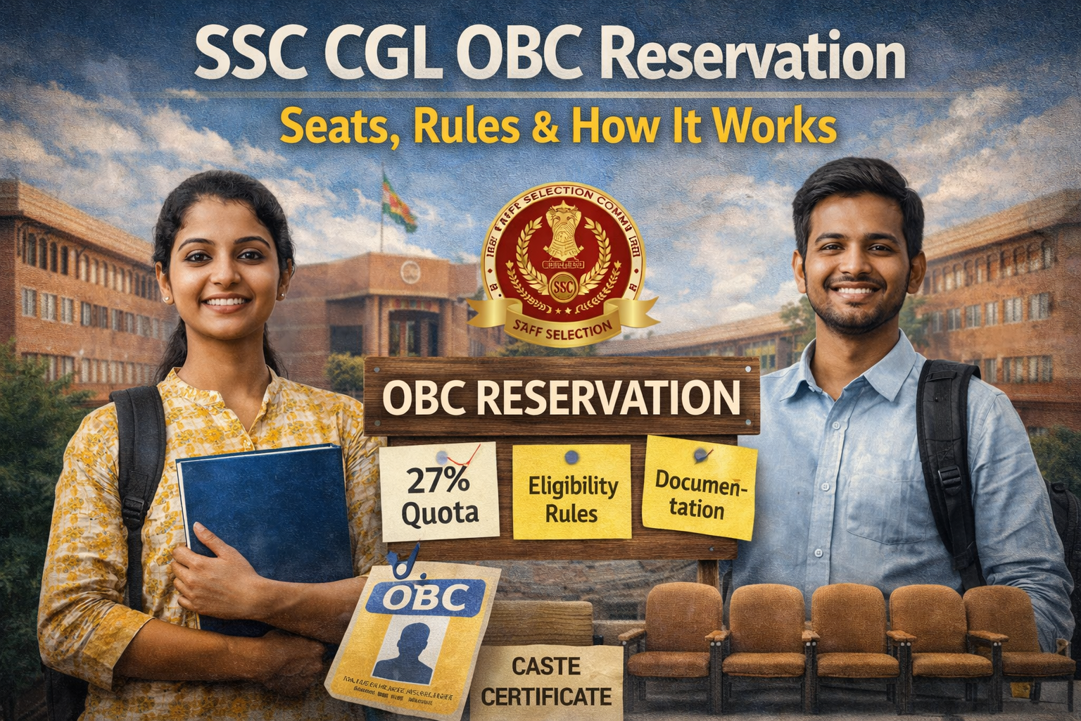 ssc cgl obc reservation seats