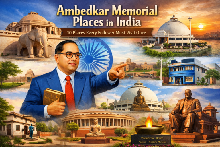 Ambedkar memorial places India