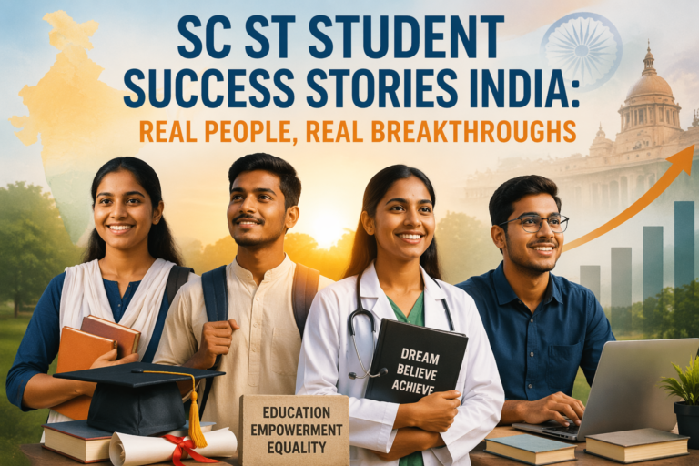 SC ST Student Success Stories India Real People, Real Breakthroughs