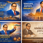ambedkar jayanti poster design free