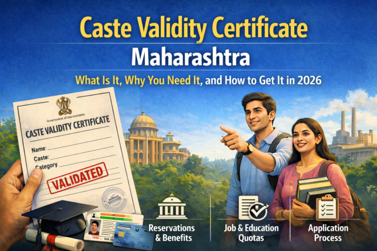 caste validity certificate Maharashtra